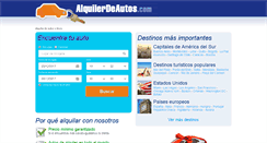 Desktop Screenshot of alquilerdeautos.com