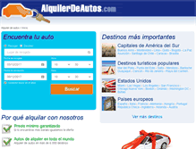 Tablet Screenshot of alquilerdeautos.com